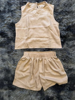 Conjunto verano en beige para mujer NUEVO