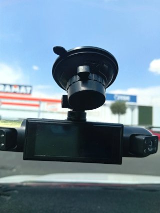 Dashcam 3 cámaras FHD 1080P