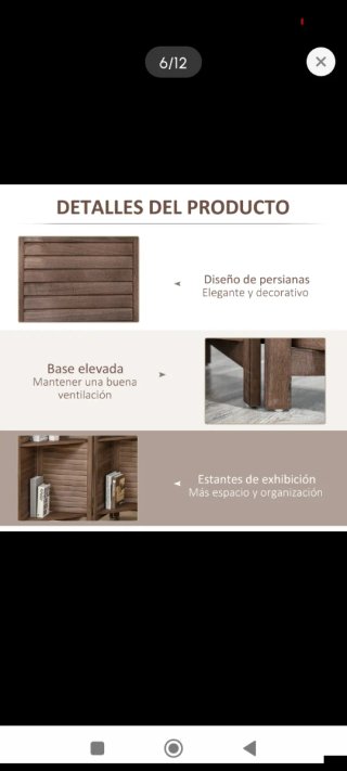 Biombo separador con estanterías