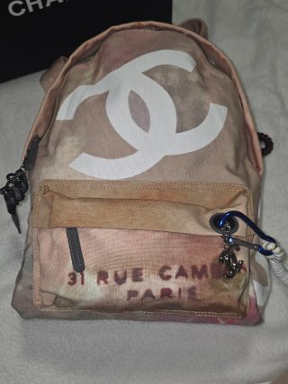 Mochila Chanel Graffiti Multicolor