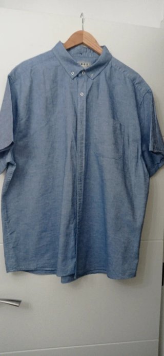 Lote 2 Camisas Talla XXXL azul marino y Azul