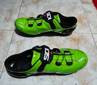 Zapatillas Sidi Kaos Verde Flúor