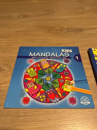 Libros colorear mandallas infantiles