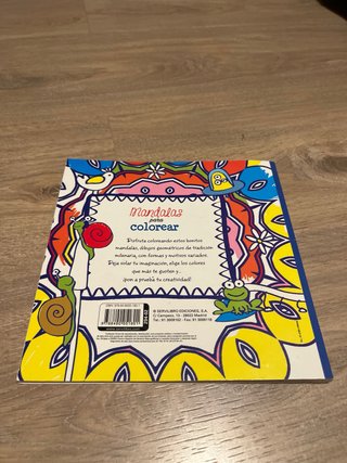 Libros colorear mandallas infantiles