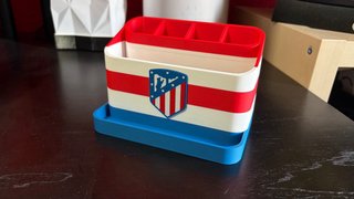 Bote lapices Atletico de Madrid