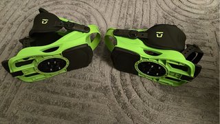 Fijaciones Snowboard Union - Verde y Negro