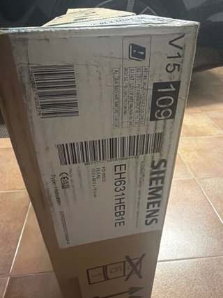 Encimera Vitrocerámica siemens