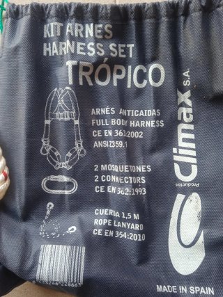 Arnés de seguridad completo