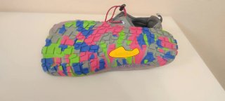 Zapatilla Barefoot Saguaro Gris Multicolor