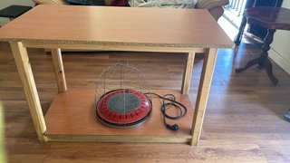 Mesa camilla con calefactor y cristal URGE