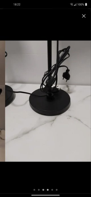 Pareja de lámparas altas de mesa