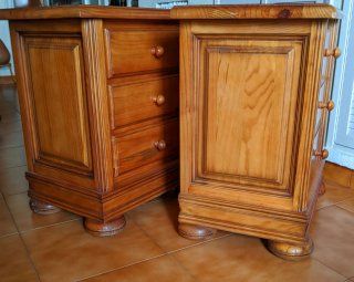 Mesitas de noche pino macizo (2 unidades)