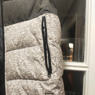 Chaleco niño Gap negro y gris xl regular