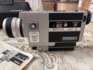 Cosina Super 8, eumig mark S807D super8 y splicer