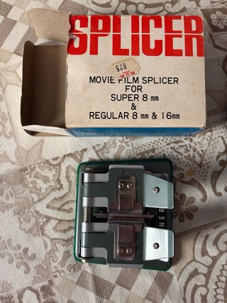 Cosina Super 8, eumig mark S807D super8 y splicer