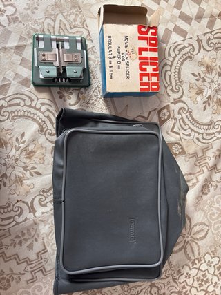 Cosina Super 8, eumig mark S807D super8 y splicer
