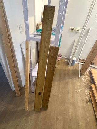 16 tablas de madera 2,30m