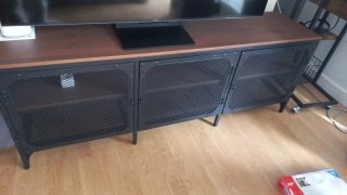 Mueble TV industrial metal y madera
