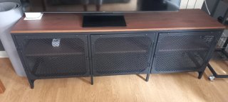 Mueble TV industrial metal y madera