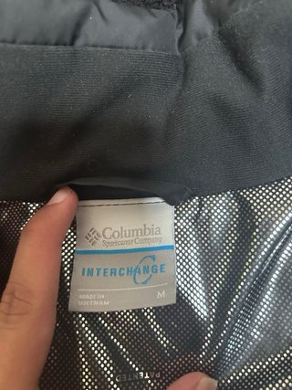 Chaqueta Columbia Gris Mujer
