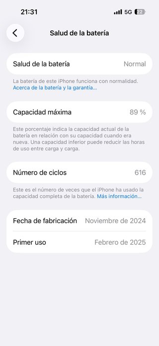 iPhone 16 128GB Azul