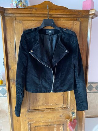 Giacca corta H&M velluto nero