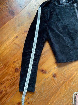 Giacca corta H&M velluto nero