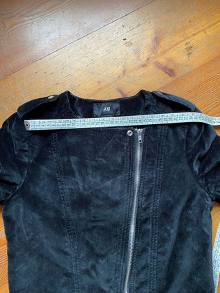 Giacca corta H&M velluto nero