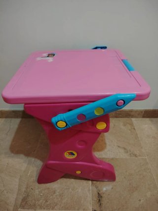 Pupitre pizarra infantil con banco