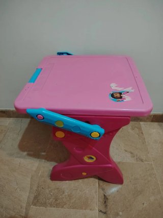 Pupitre pizarra infantil con banco