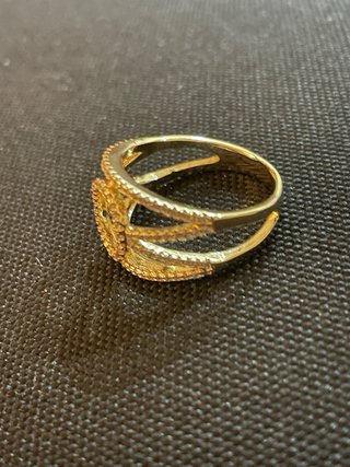 Anillo Oro Laminado 14k Circonitas
