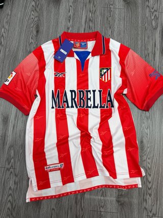 Camiseta Retro Atlético de Madrid Talla L
