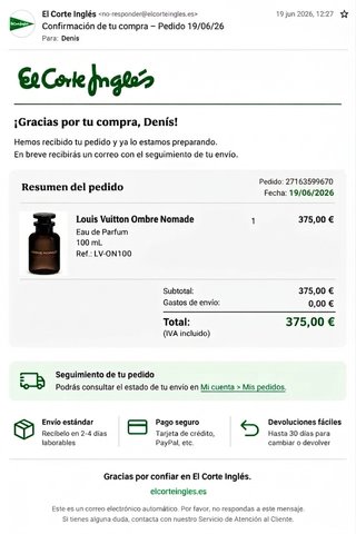 Louis Vuitton Ombre Nomade Eau de Parfum 100ml