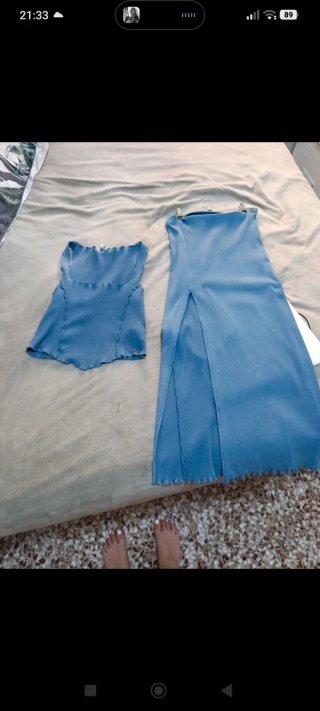 Conjunto Pull&Bear azul