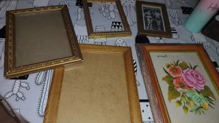 Cuadro pájaro y flores pintado a manolote de 7 mar