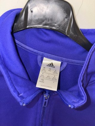 Felpa Adidas Viola con Zip