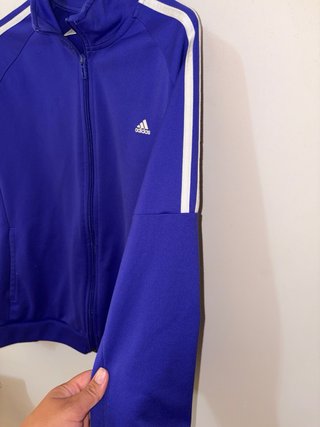 Felpa Adidas Viola con Zip