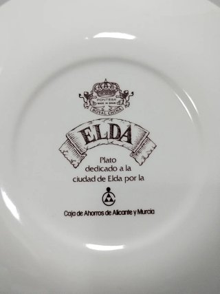 Plato decorativo ELDA años 80