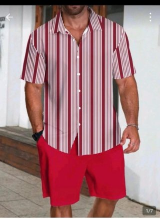 Pijama Rayas Hombre 4XL