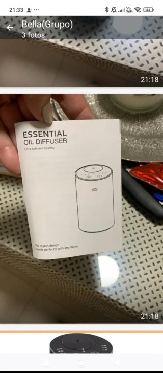 Difusor de aceites esenciales blanco