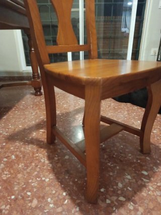 6 Sillas Comedor Madera Provenzal