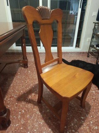 6 Sillas Comedor Madera Provenzal