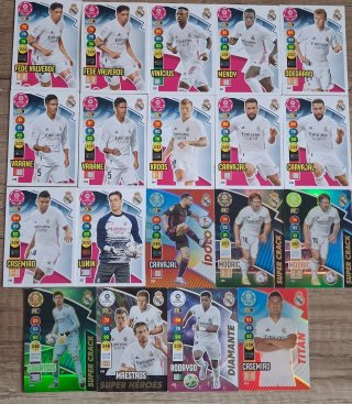 Colección Cartas Fútbol Real Madrid 20/21