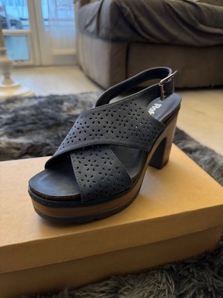 Sandalias de verano azul marino