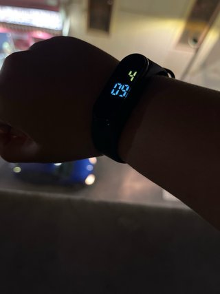 Reloj Inteligente Negro y Azul