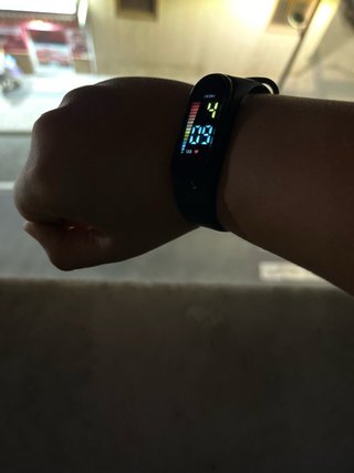 Reloj Inteligente Negro y Azul