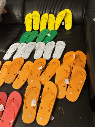 Chanclas para evento