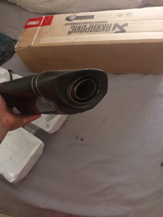 Silenciador Akrapovič MT-07 2023