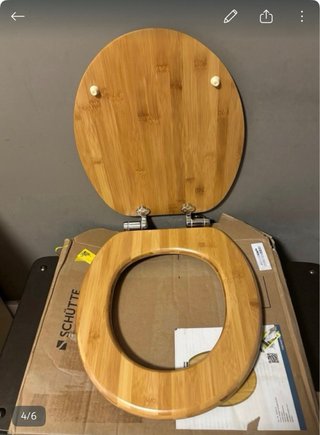 Tapa de inodoro Schütte Bambú