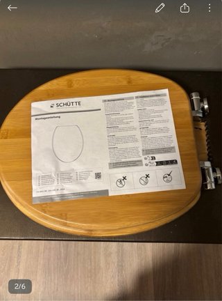Tapa de inodoro Schütte Bambú